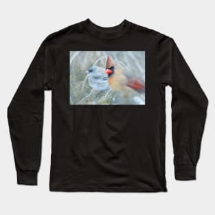 Songbirds in the pines... Long Sleeve T-Shirt